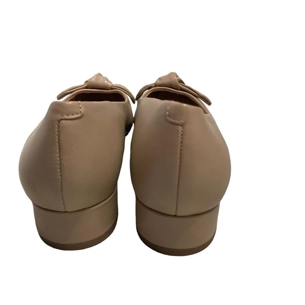 EASY SPIRIT Women’s Tan‎ Bow Tie Tan Slip On Shoes Size 8